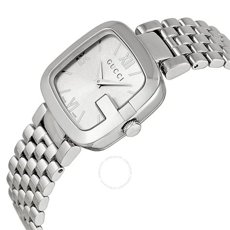 gucci ladies silver watch|stainless steel gucci ladies watches.